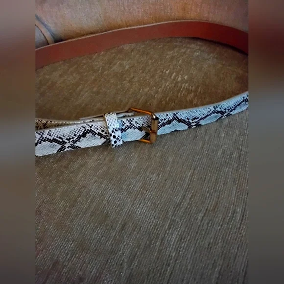 Faux Snakeskin "1 Belt - Picture 1 of 6